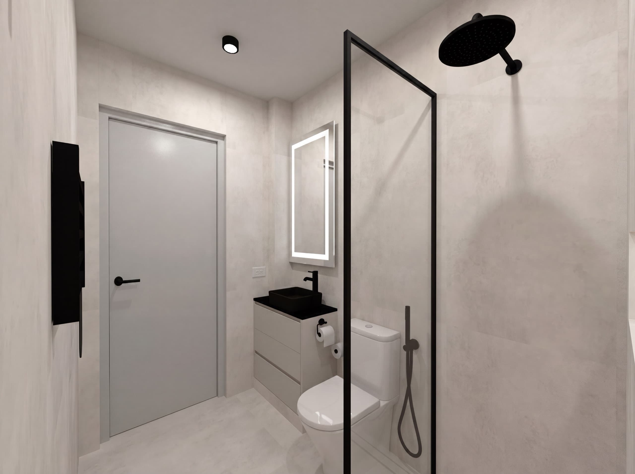 Reforma Alberdi — Diseño y visualización de cocina e interiores. Proyecto propio.. Foto 8 de 8.
