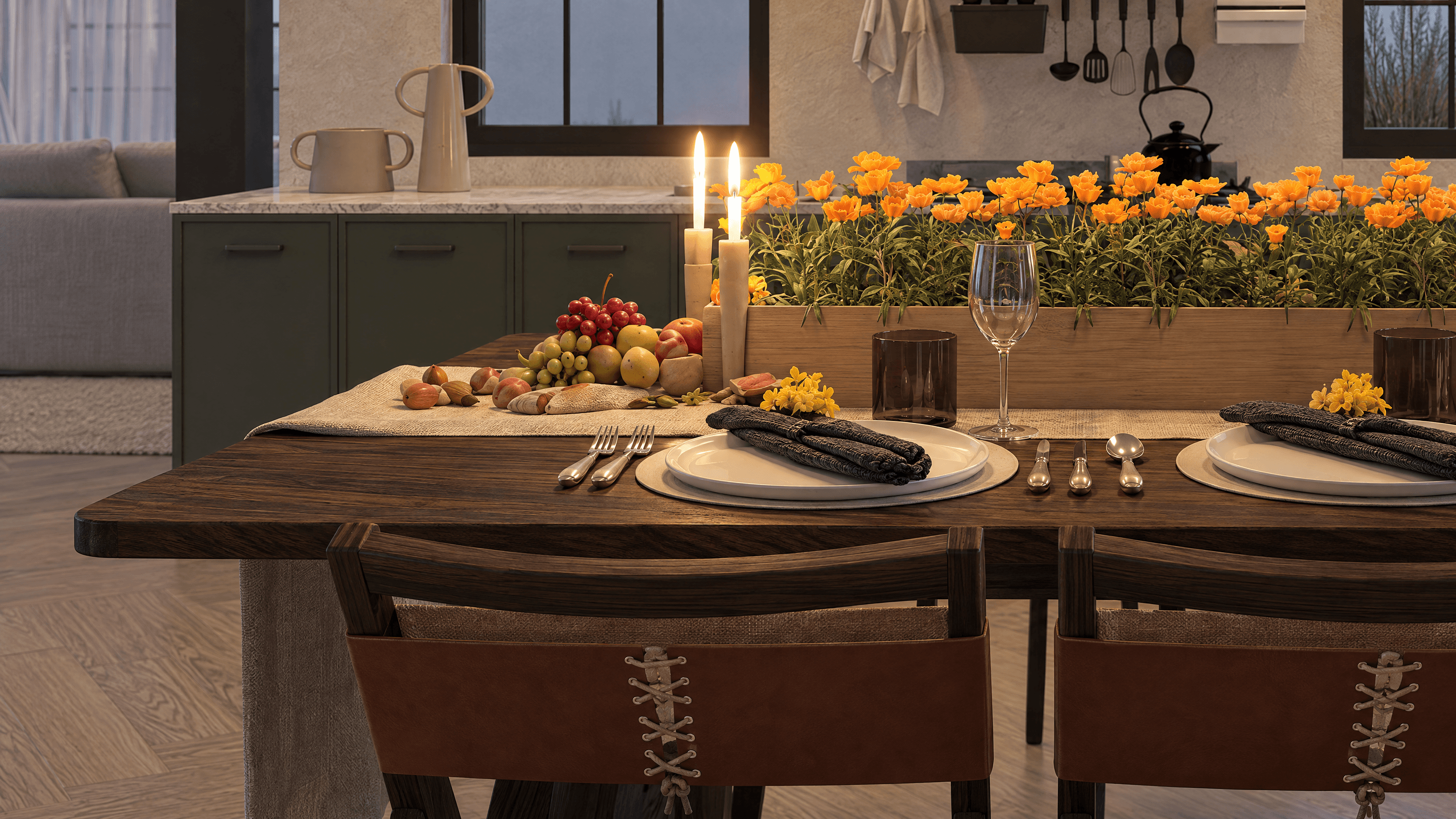 Proyecto Las Marías - Cocina (interiorismo, Chubut, Argentina)